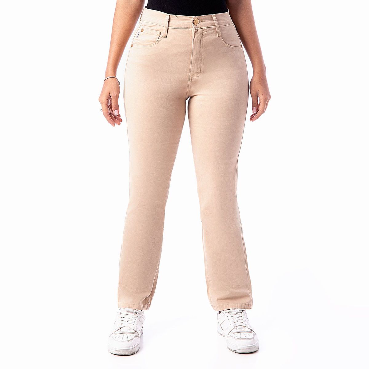 PIONIER - Pantalon Recto Algodón Mujer Pionier