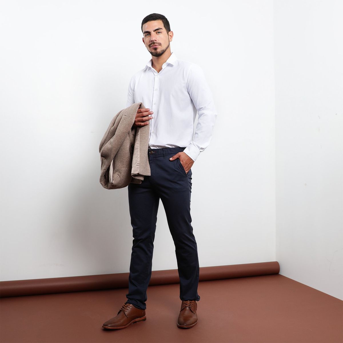 BASEMENT - Camisa Algodón Hombre Basement