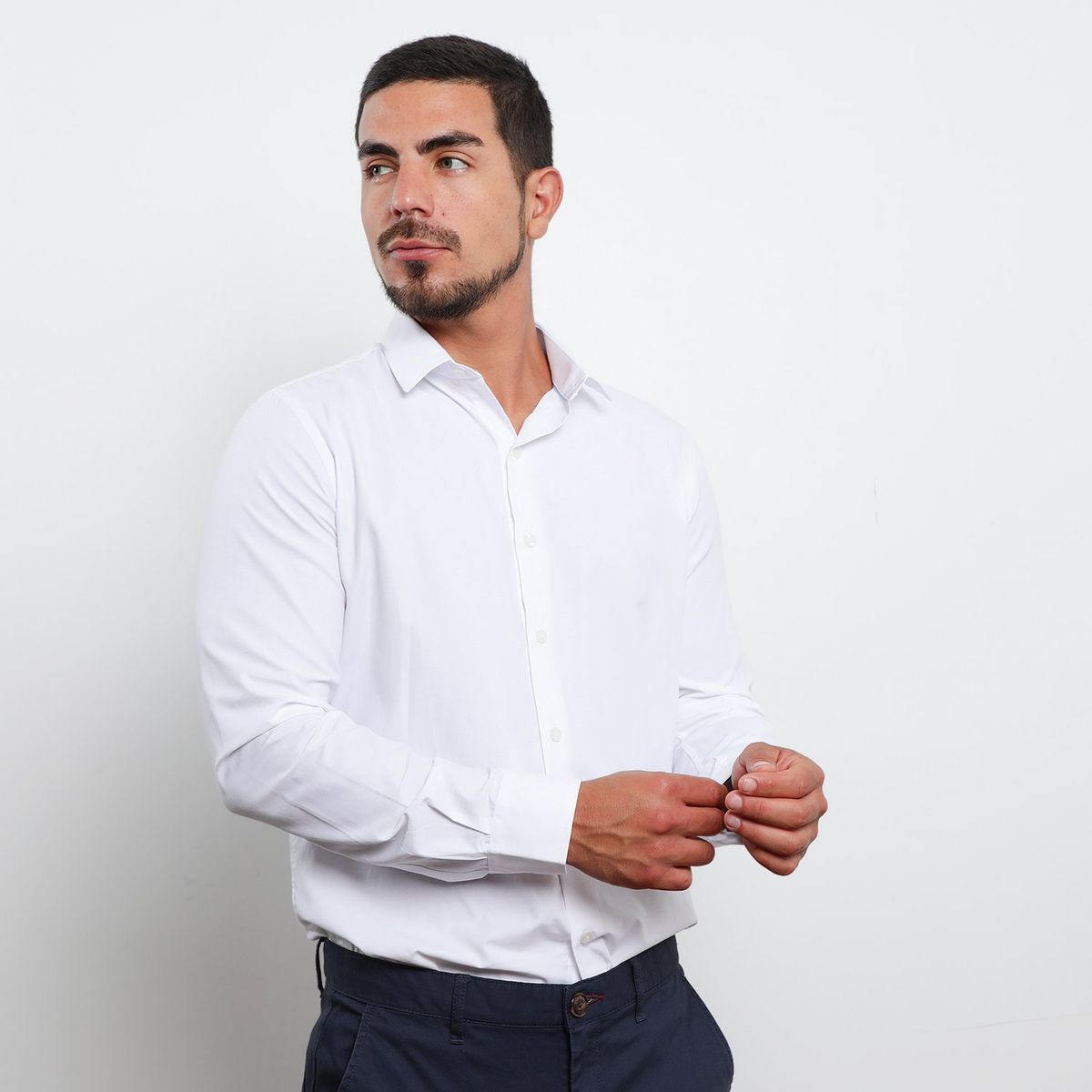 BASEMENT - Camisa Algodón Hombre Basement