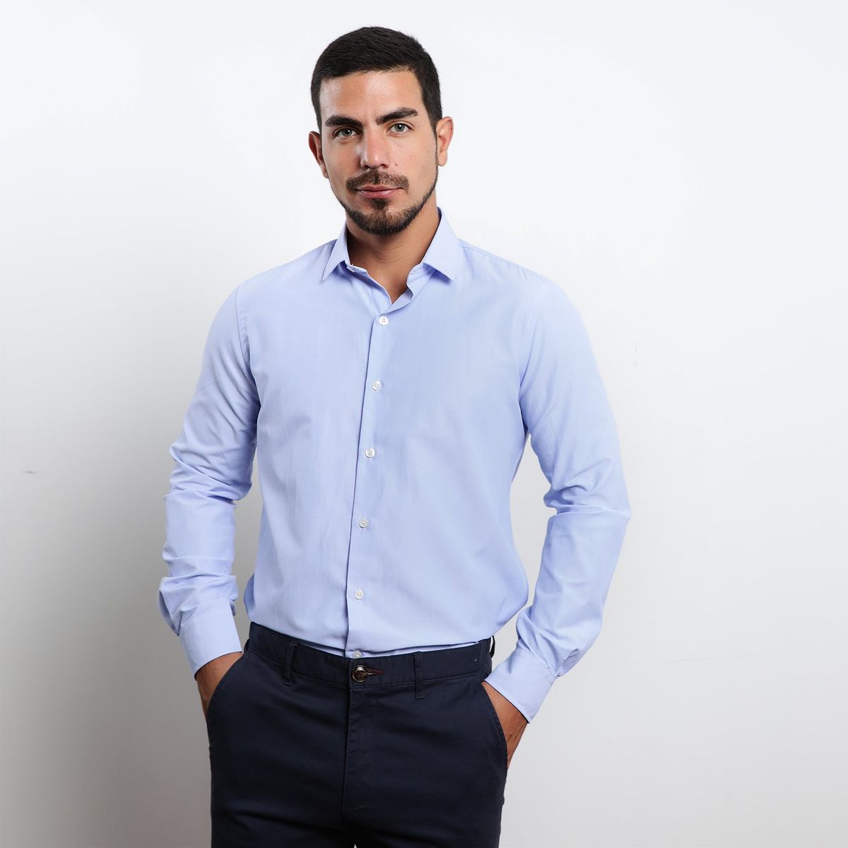 BASEMENT - Camisa Algodón Hombre Basement