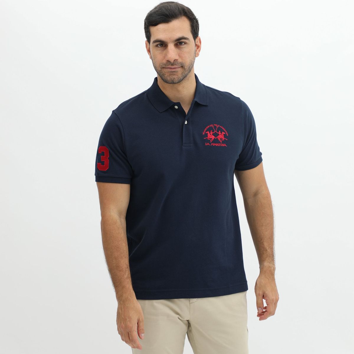 LA MARTINA - Polo Manga Corta 100% Algodón La Martina