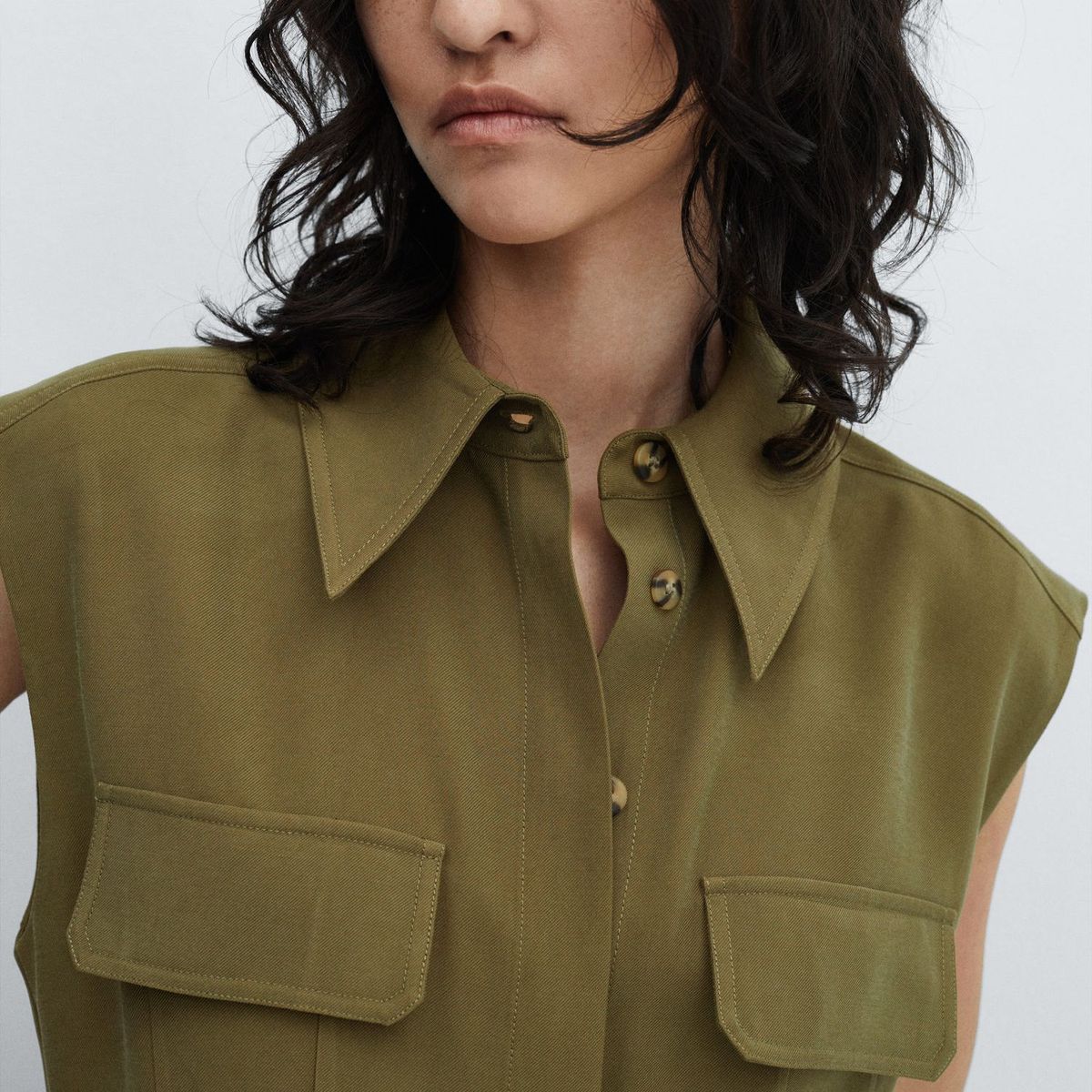 MANGO - Vestido Largo Mujer Mango