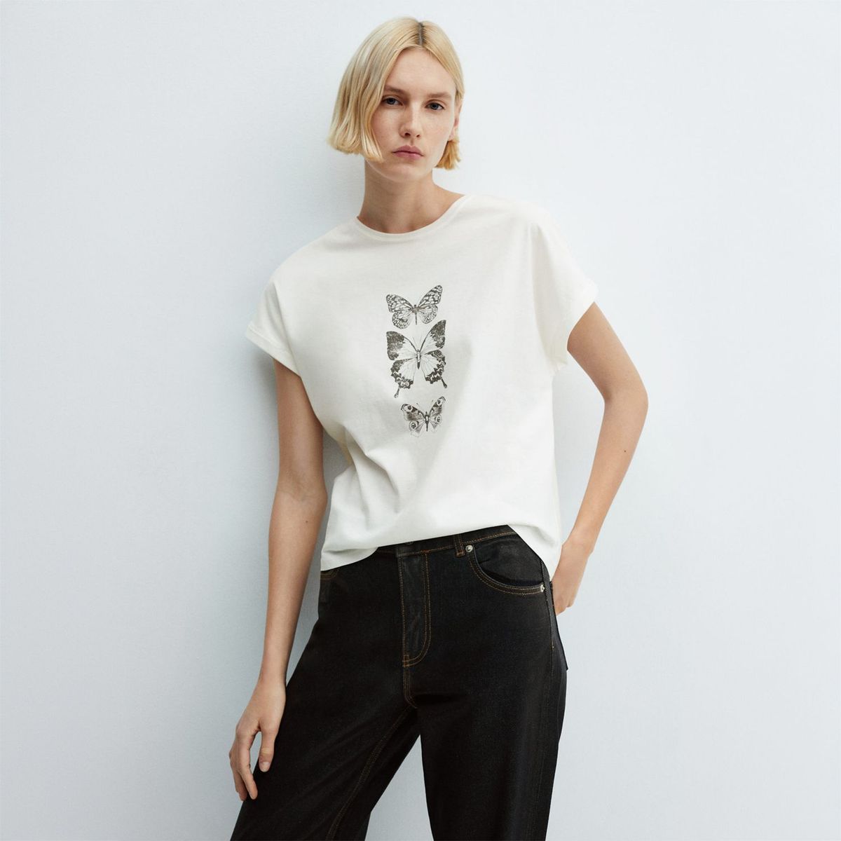 MANGO - Polo Casual Mujer Mango