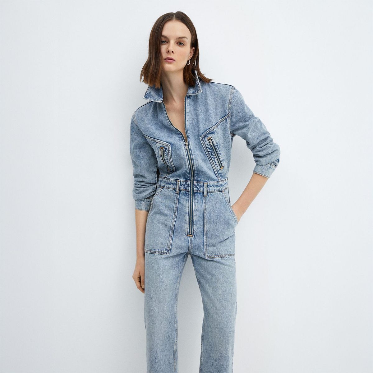 MANGO - Overol Casual Mujer Mango