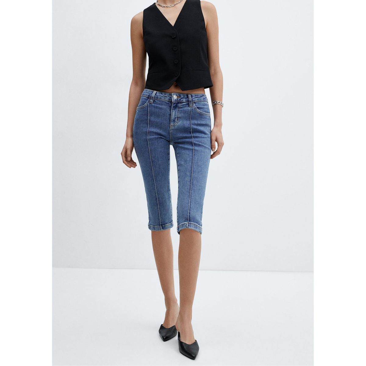 MANGO - Jean Algodón Mujer Mango