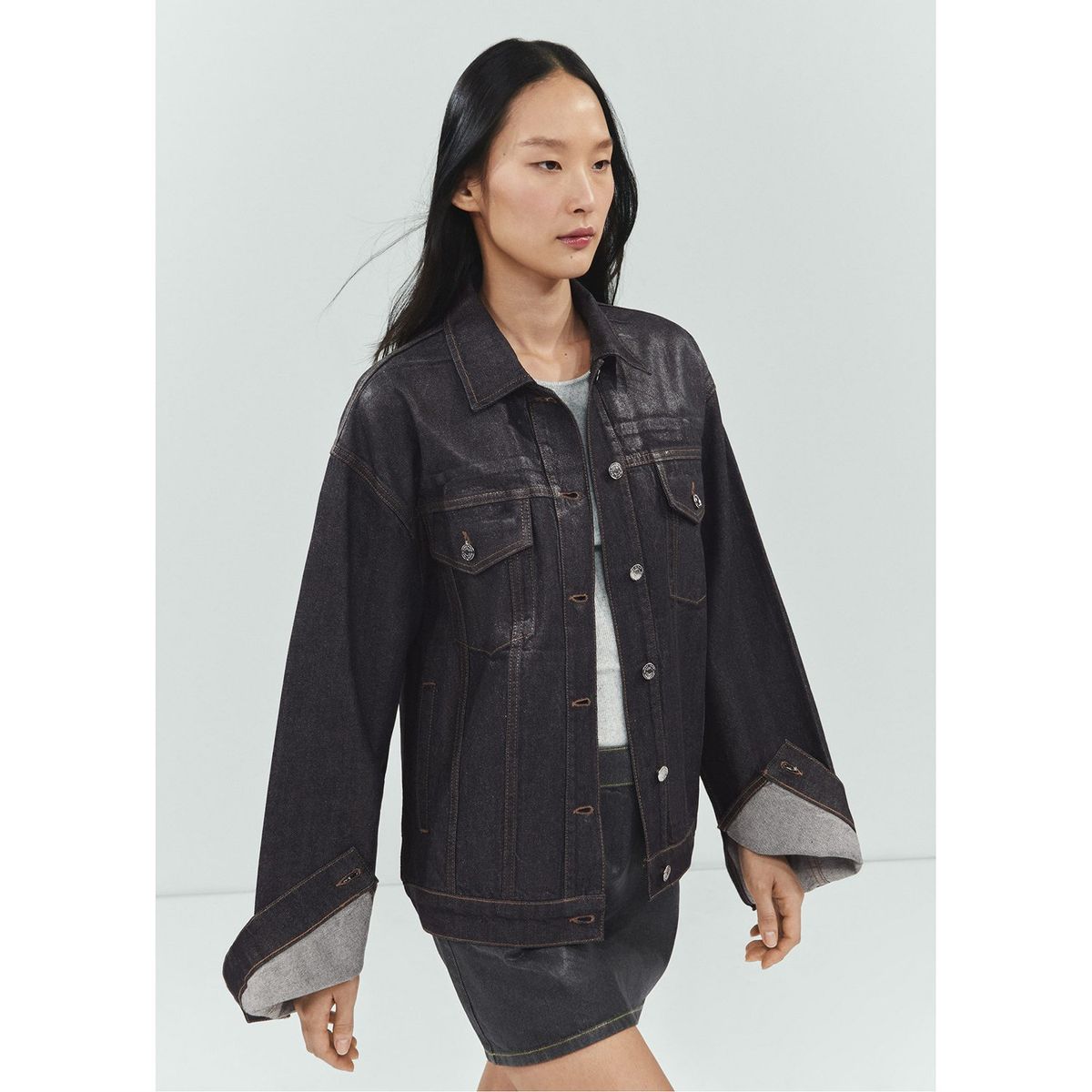 MANGO - Casaca Casual Mujer Mango