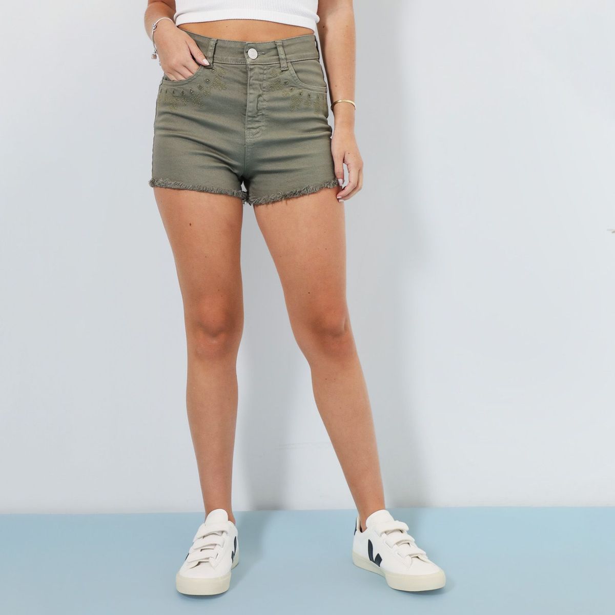 AMERICAN ABBEY - Short Algodón Mujer American Abbey