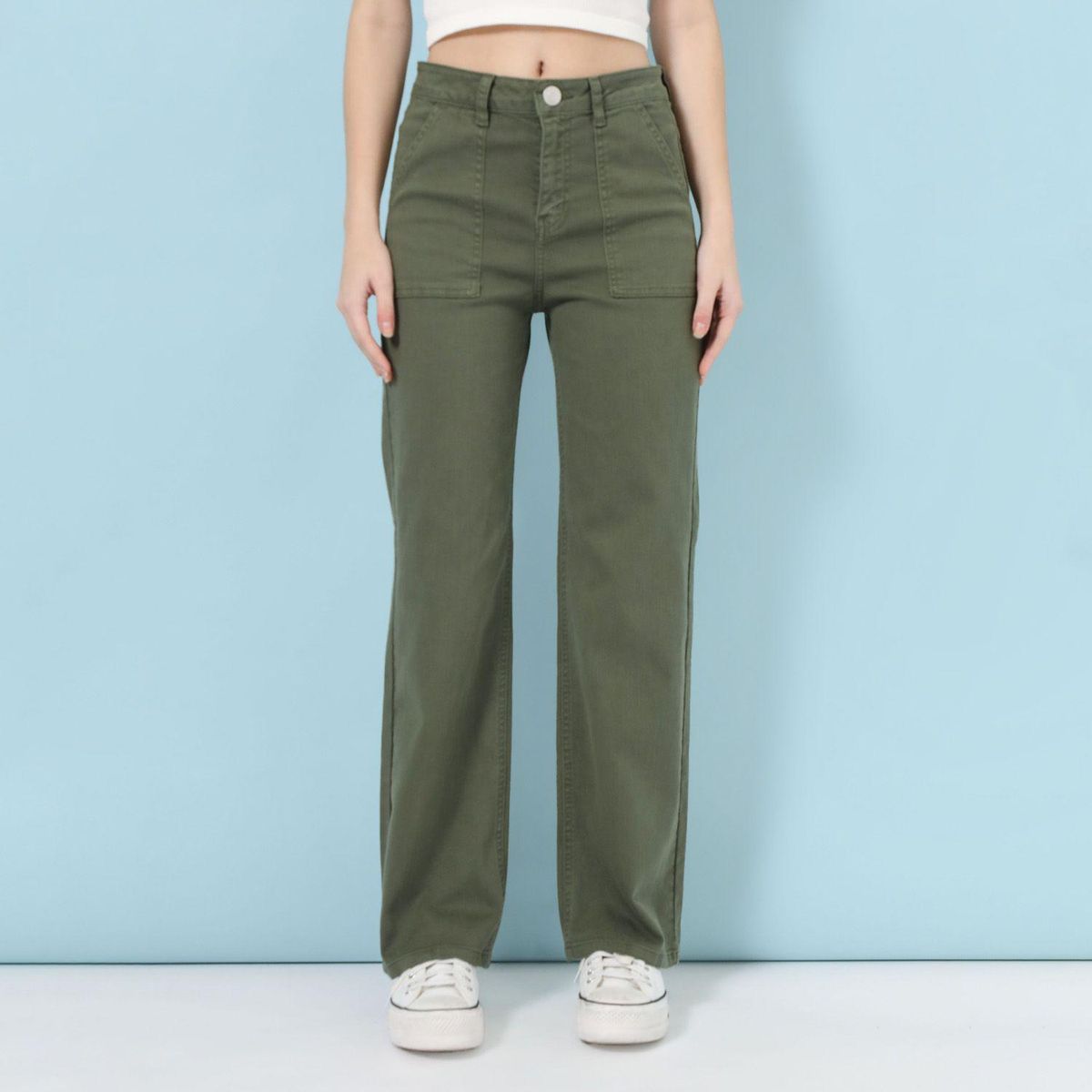 AMERICAN ABBEY - Pantalón Algodón Mujer American Abbey