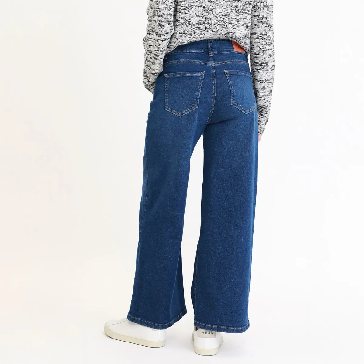 SYBILLA - Jean Wide Leg Tiro Medio Mujer Sybilla