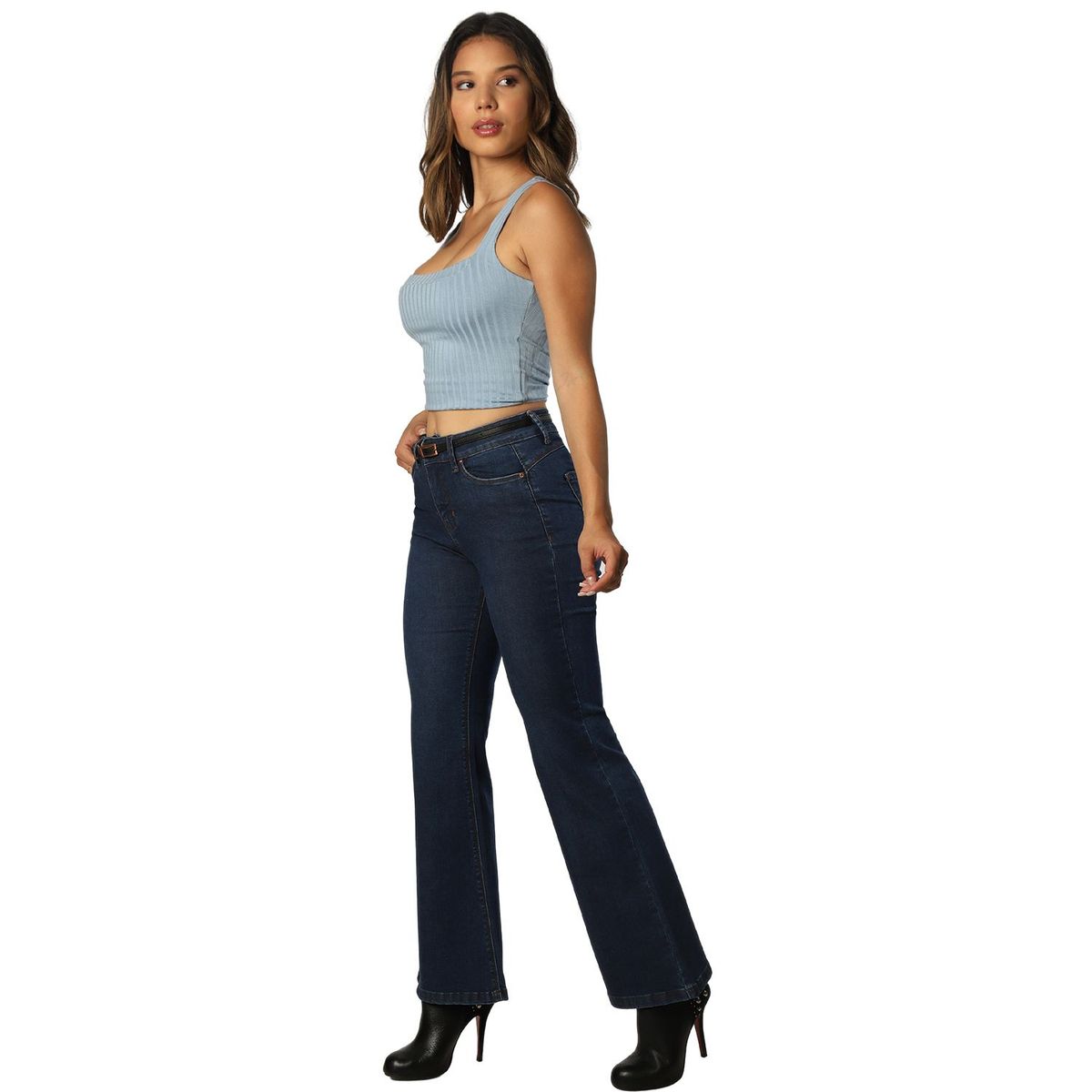 FORDAN JEANS - Pantalón Flare Algodón Mujer Fordan Jeans