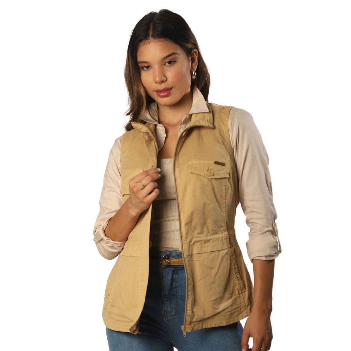 FORDAN JEANS - Chaleco Algodón Mujer Fordan Jeans