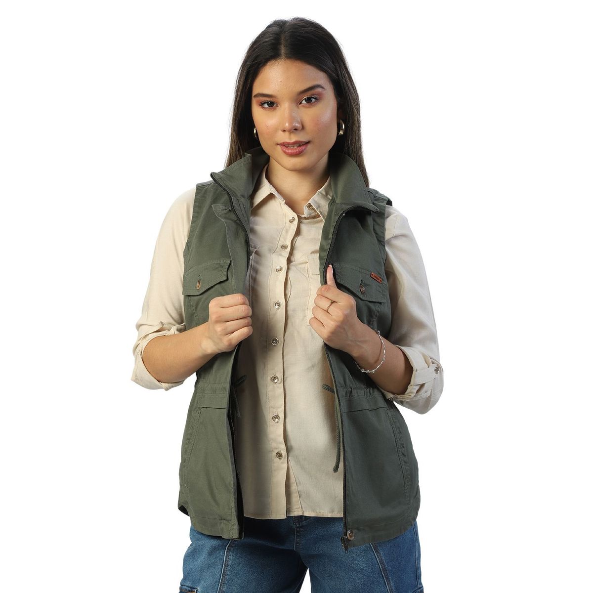 FORDAN JEANS - Chaleco Algodón Mujer Fordan Jeans