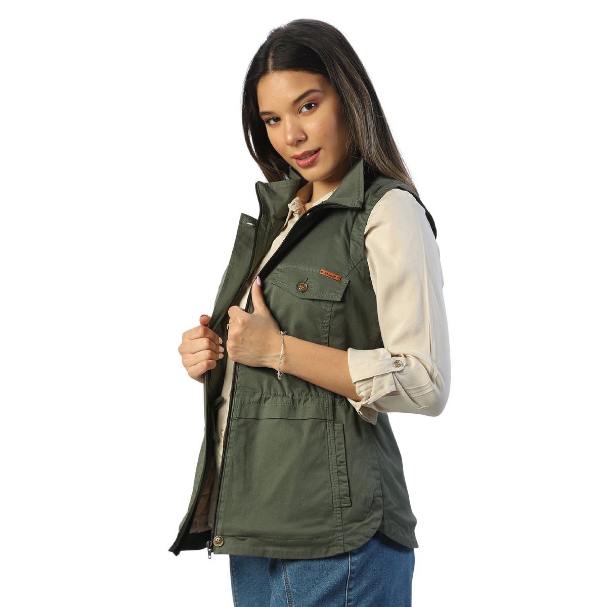 FORDAN JEANS - Chaleco Algodón Mujer Fordan Jeans