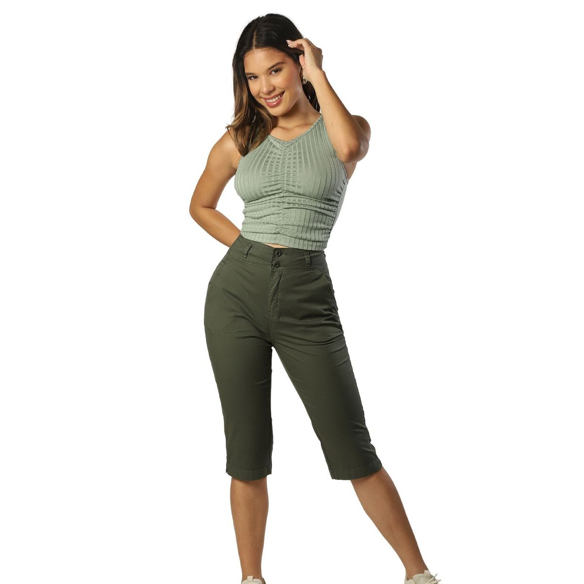 FORDAN JEANS - Pantalón Jean Capri Mujer Fordan Jeans