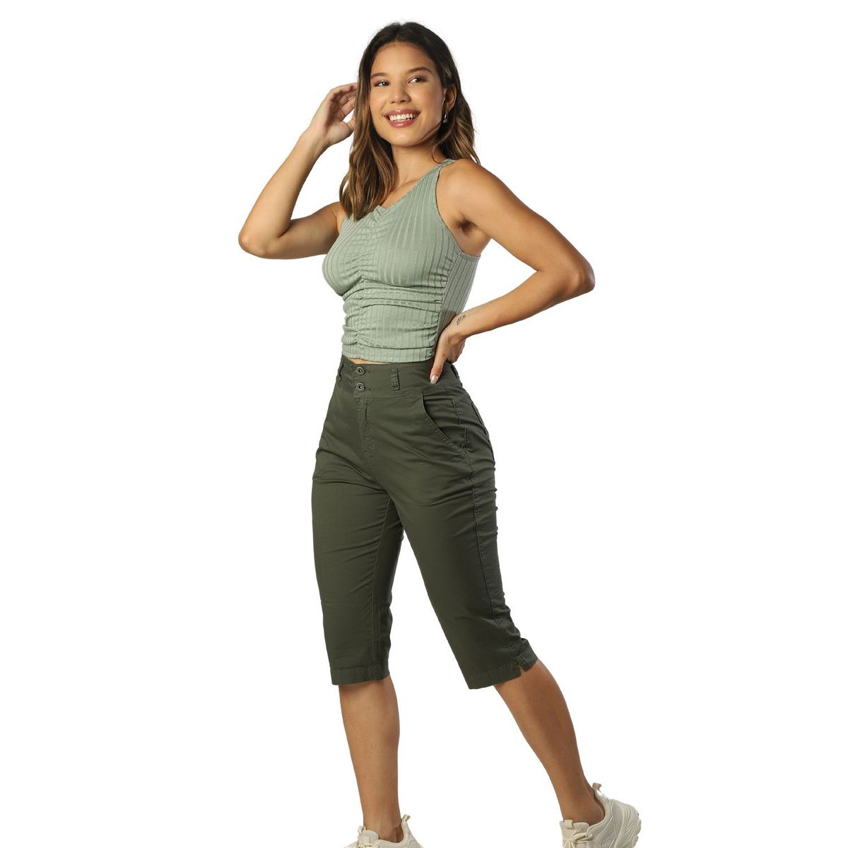 FORDAN JEANS - Pantalón Jean Capri Mujer Fordan Jeans