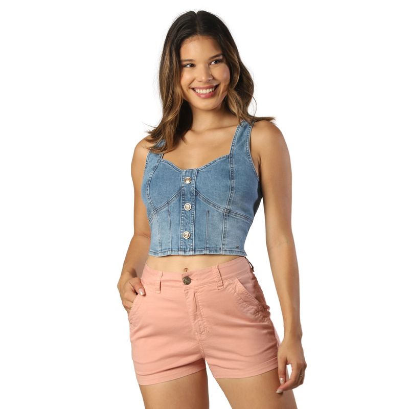 FORDAN JEANS - Short Algodón Mujer Fordan Jeans