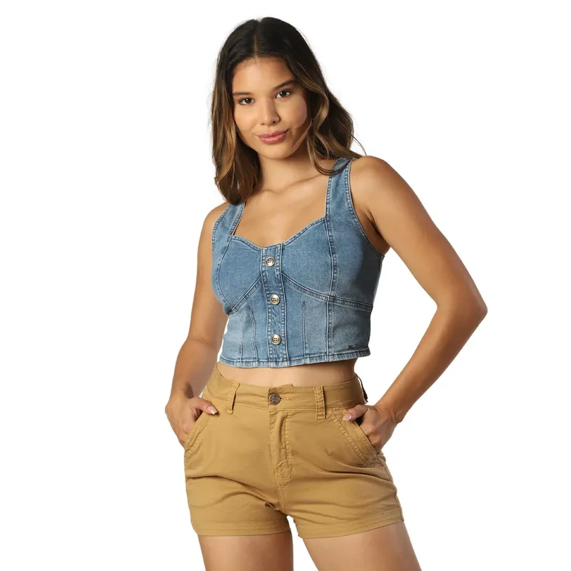 FORDAN JEANS - Short Algodón Mujer Fordan Jeans
