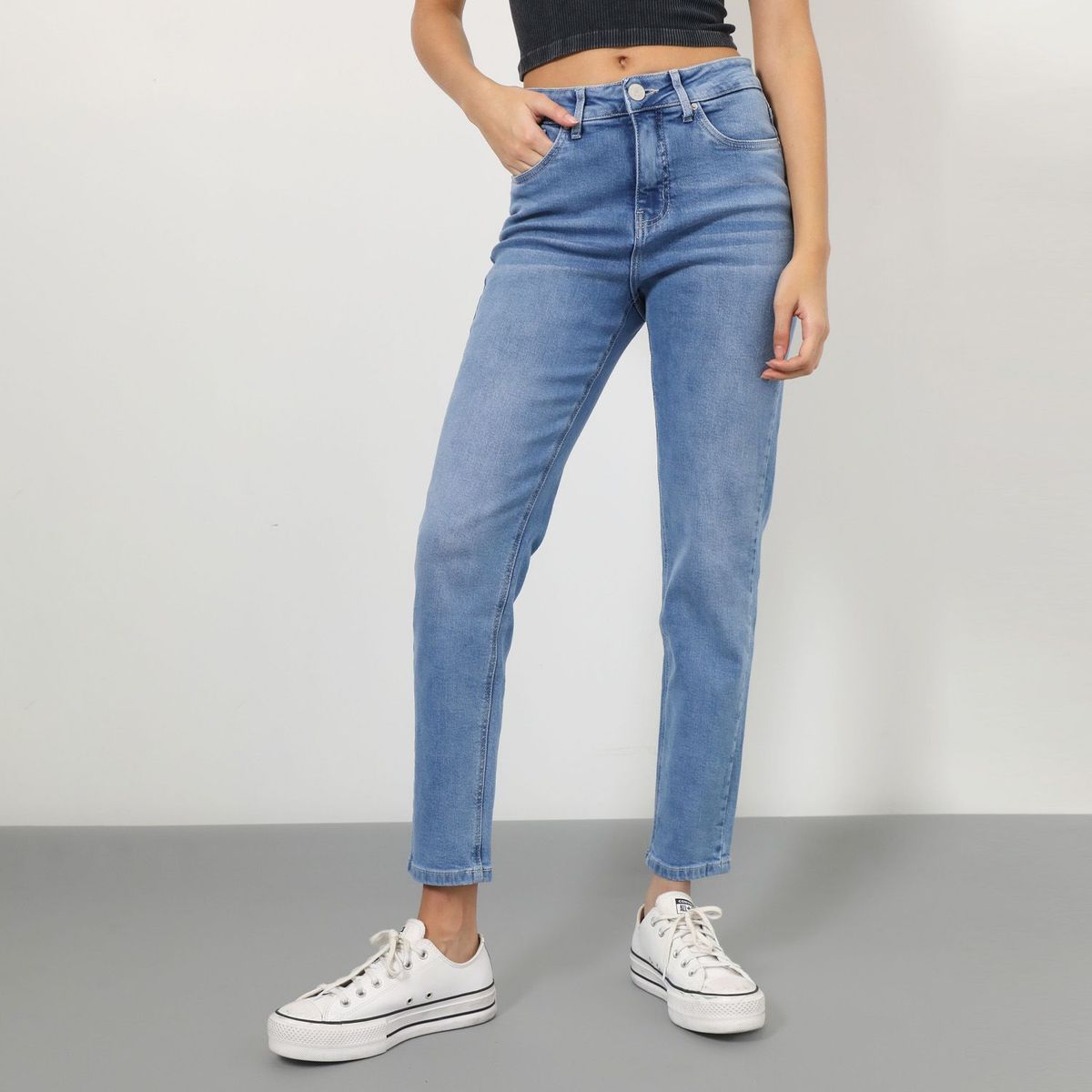 DENIMLAB - Jean Mom Algodón Mujer Denimlab