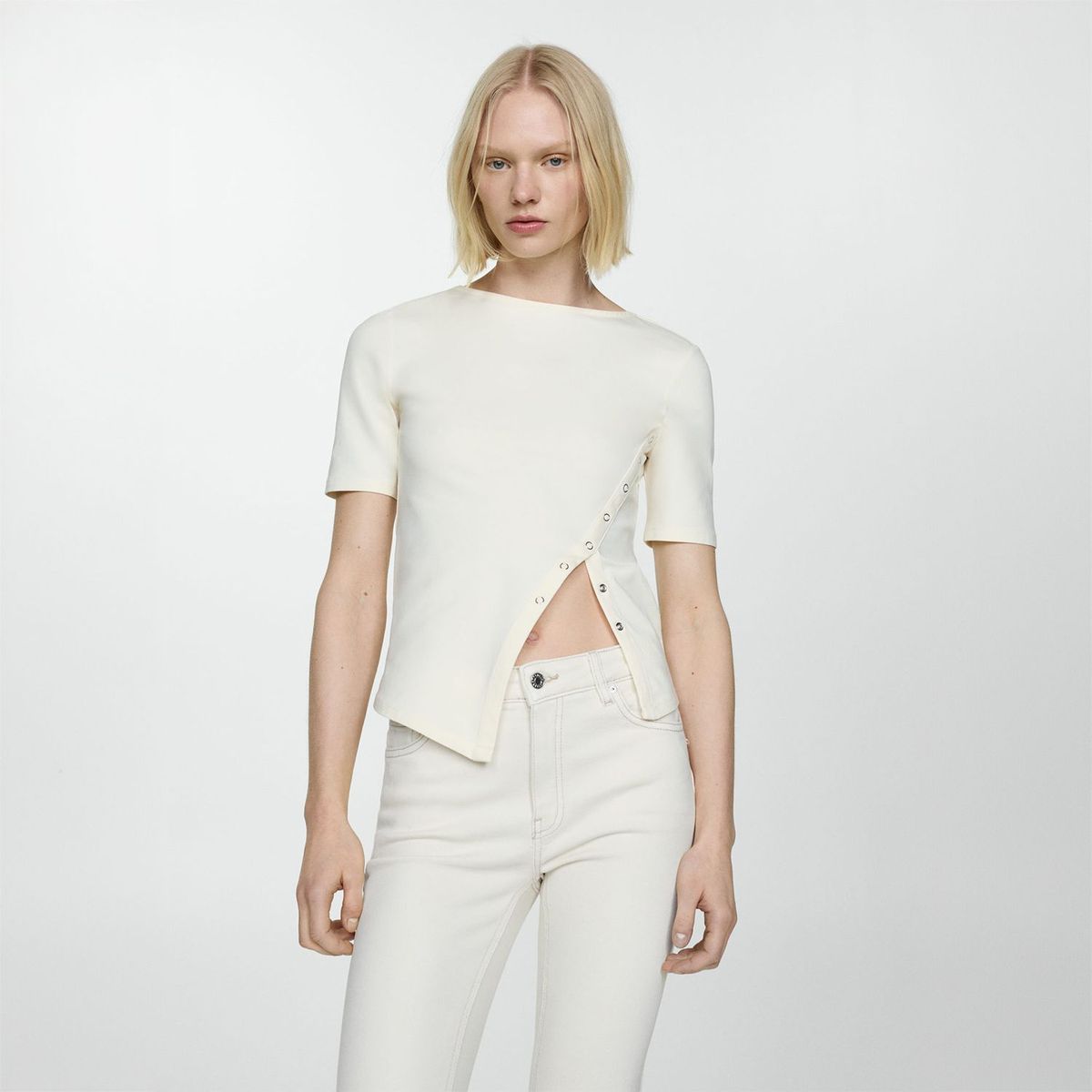 MANGO - Jean Algodón Mujer Mango