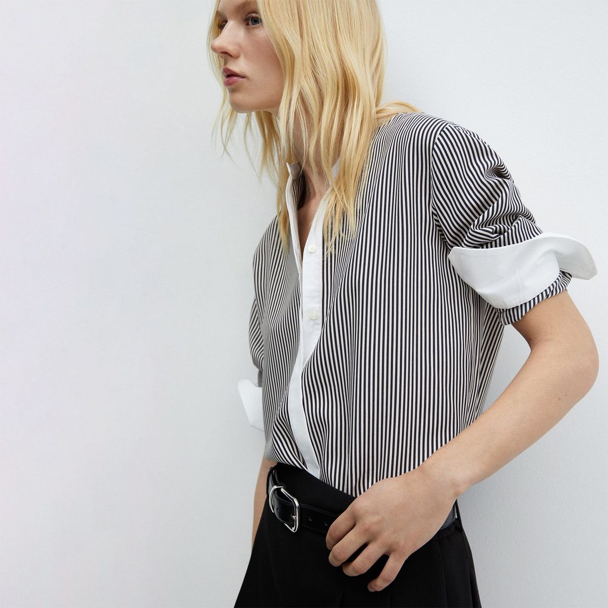 MANGO - Blusa Casual Mujer Mango