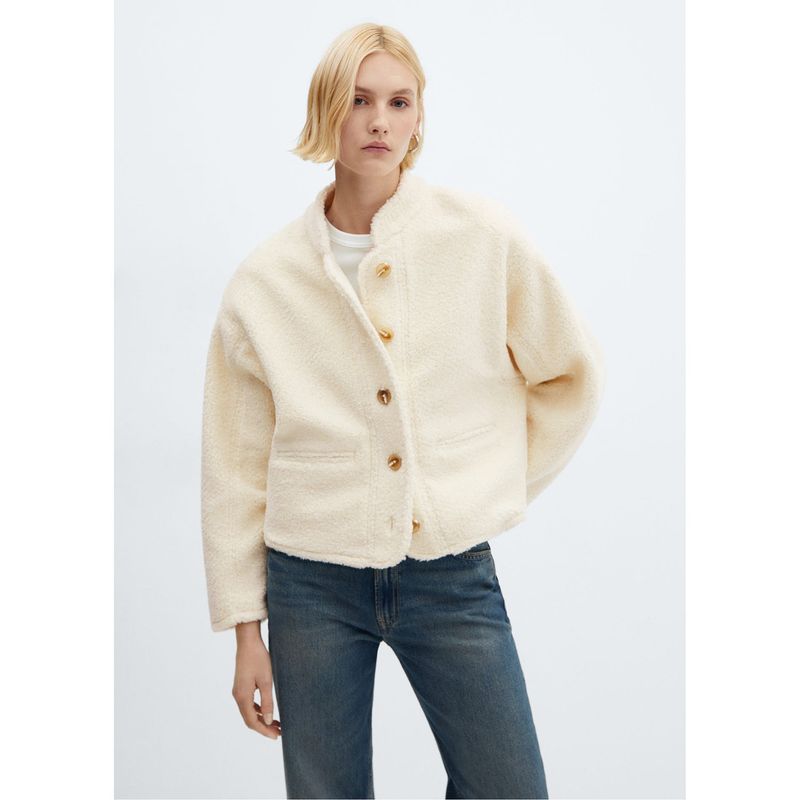 MANGO - Casaca Casual Mujer Mango