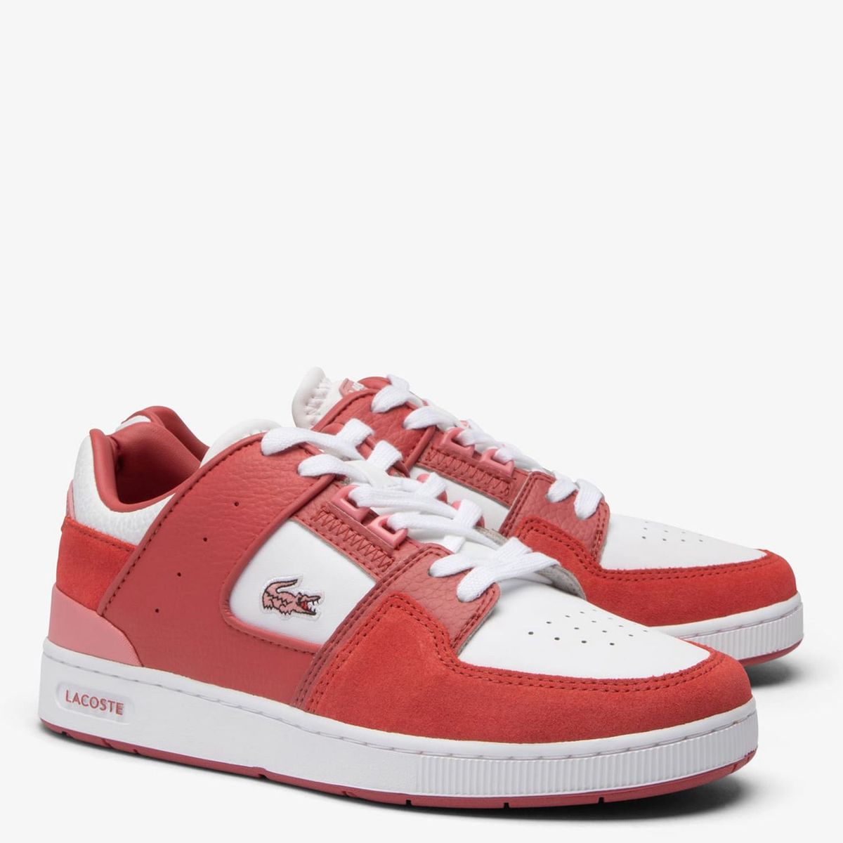 LACOSTE - Zapatillas Urbanas Mujer Lacoste Court Cage Rojo