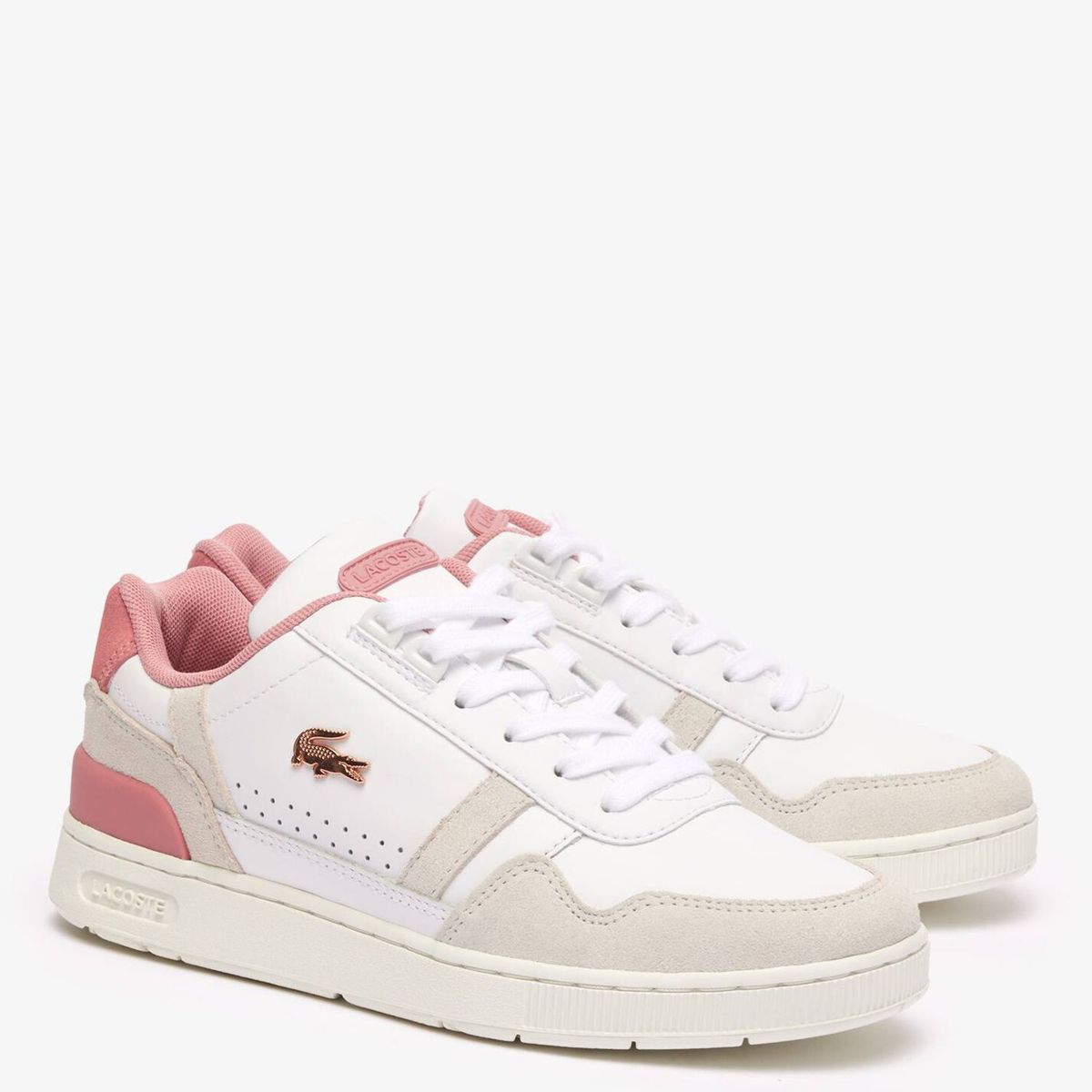 LACOSTE - Zapatillas Urbanas Mujer Lacoste T-clip Blanco