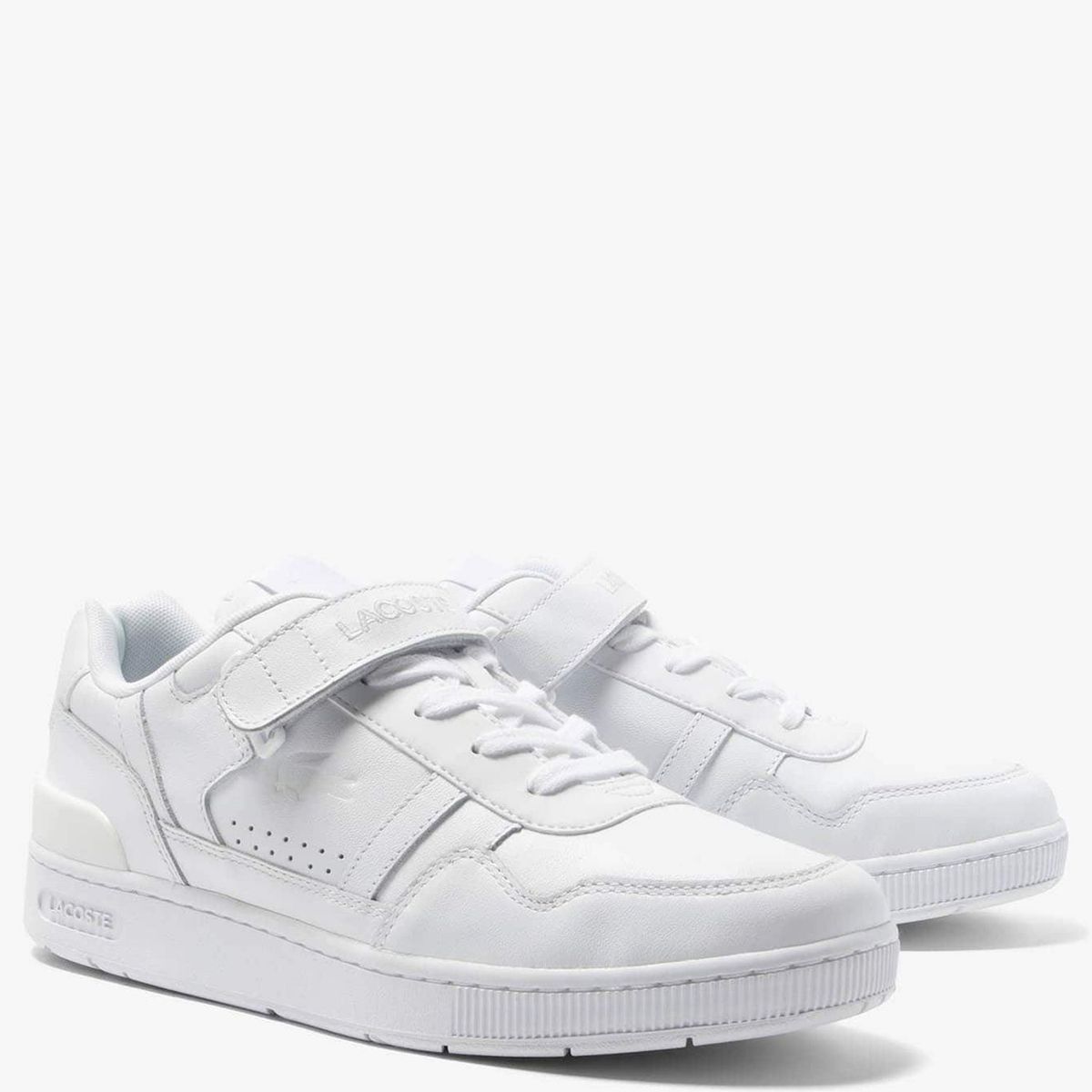 LACOSTE - Zapatillas Urbanas Hombre Lacoste T-clip Velcro Blanco