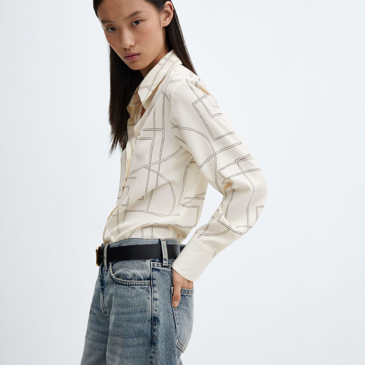 MANGO - Camisa Casual Mujer Mango