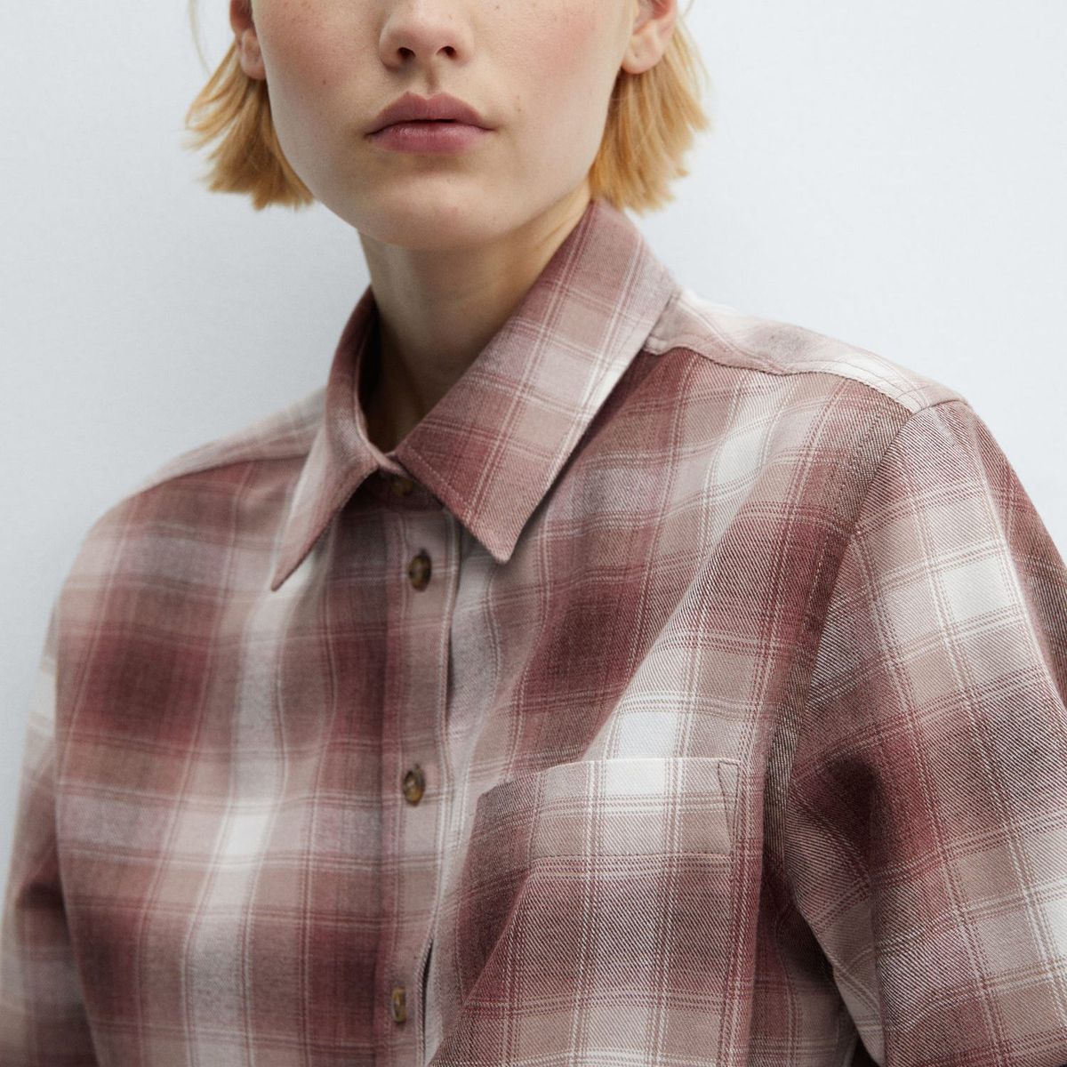 MANGO - Blusa Casual Mujer Mango