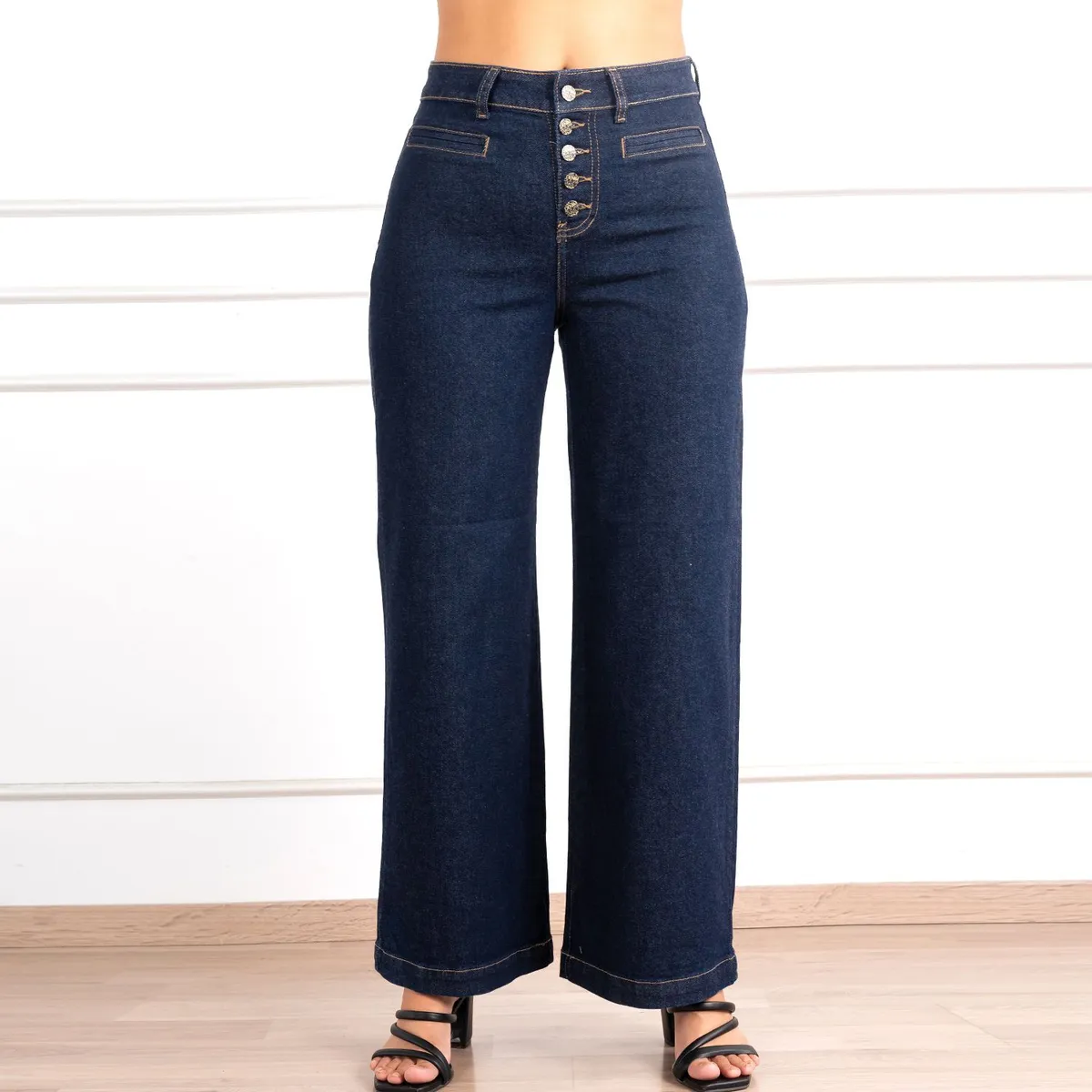 JAROLA - Pantalón Palazzo Tiro Alto Mujer Jarola