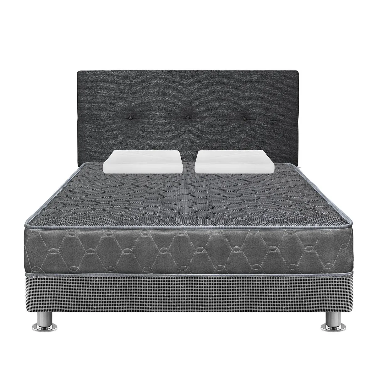 FORLI - Dormitorio Acqua Gris 2 Plz + Sofá Cama