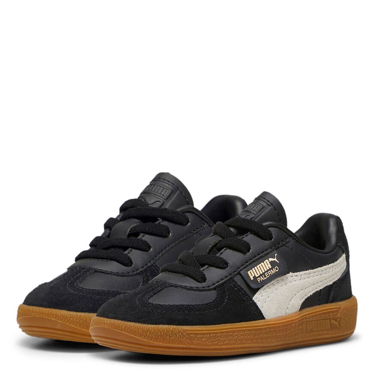PUMA - Zapatillas Urbanas Unisex Palermo Lth Ac Inf Negro