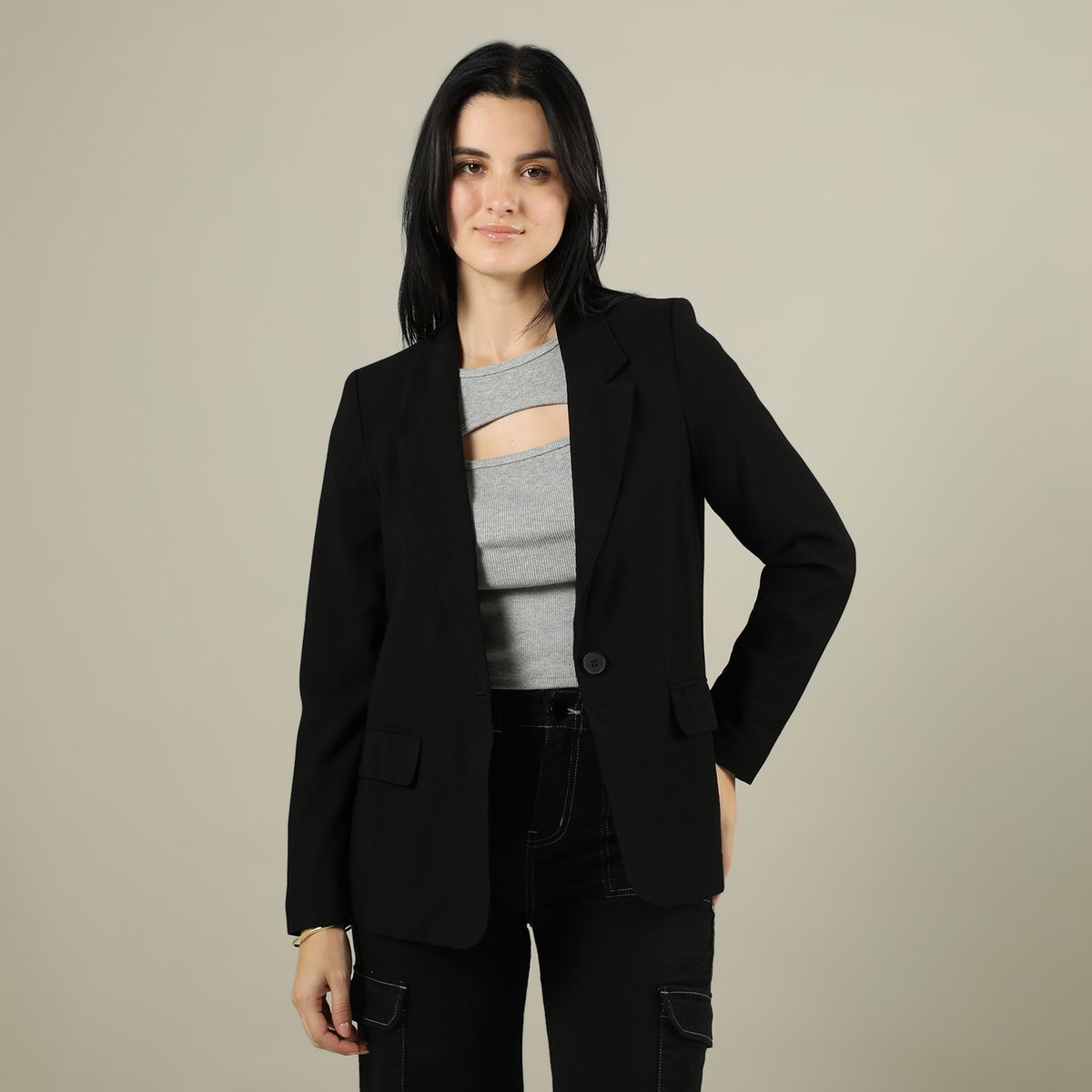 DENIMLAB - Blazer Casual Mujer Denimlab