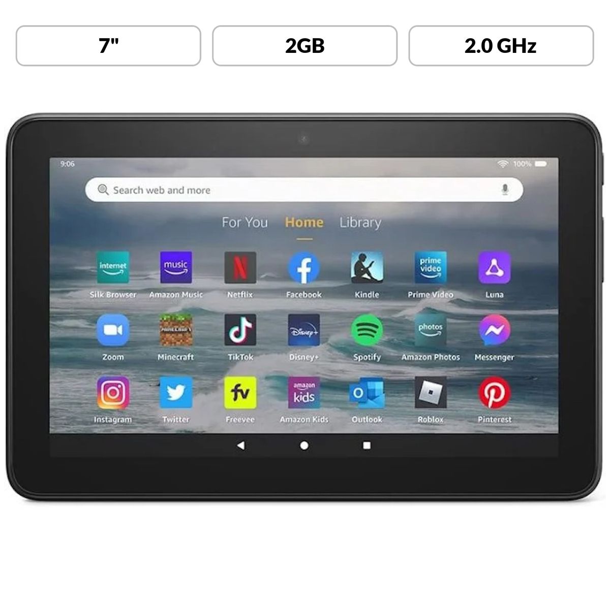 AMAZON - Tablet Fire Hd 7 - 16gb Black