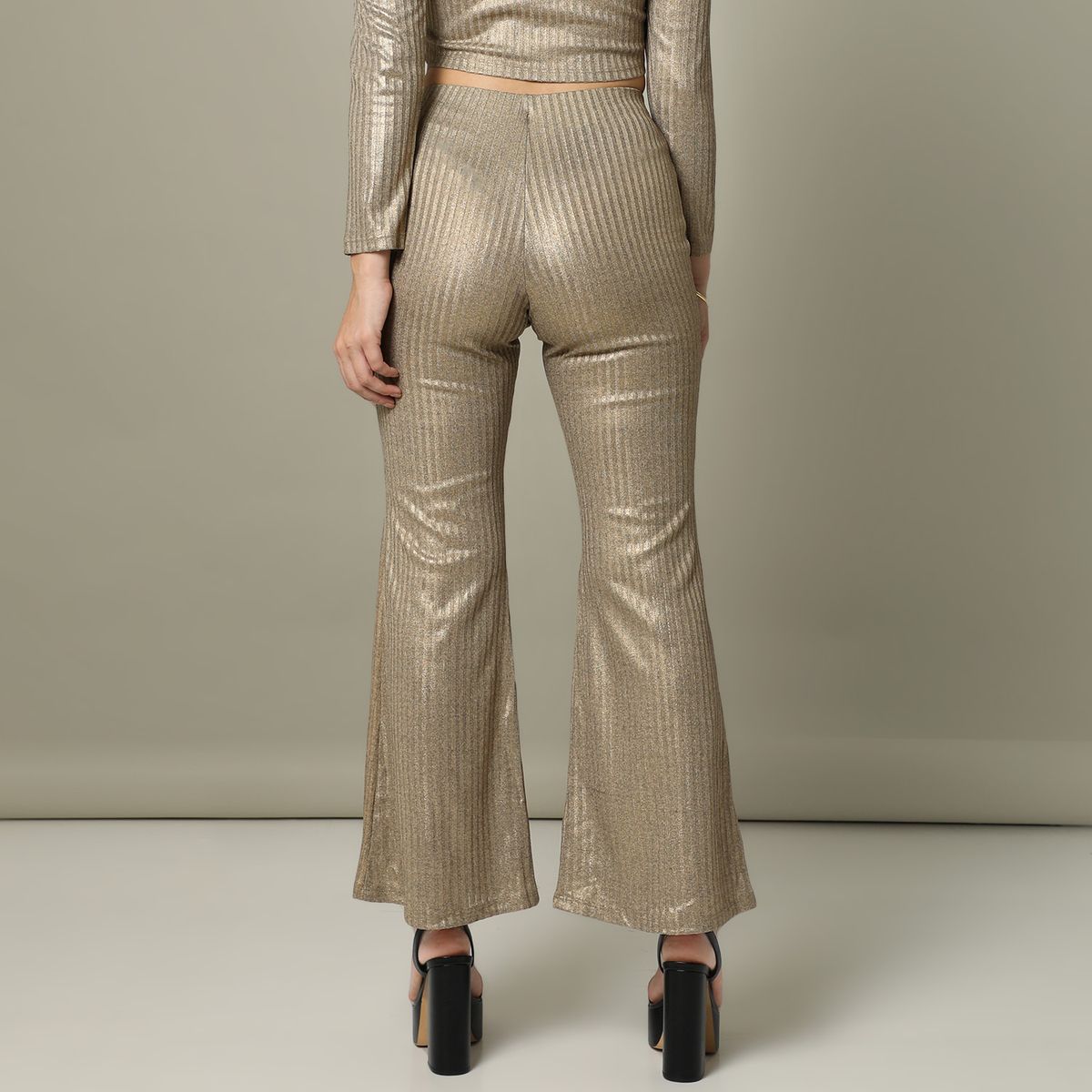 MOSSIMO - Pantalón Flare Casual Mujer Mossimo