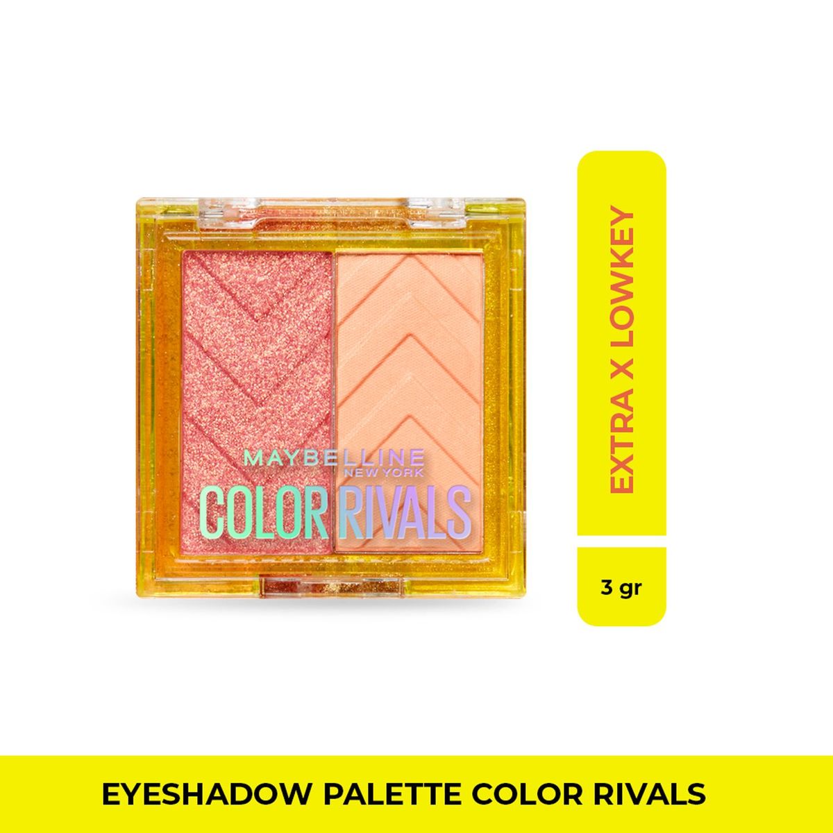 MAYBELLINE - Paleta De Sombras Color Rivals Shadow Duo Extra X Lowkey Maybelline