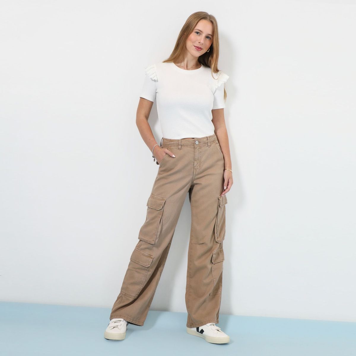 AMERICAN ABBEY - Pantalón Algodón Mujer American Abbey