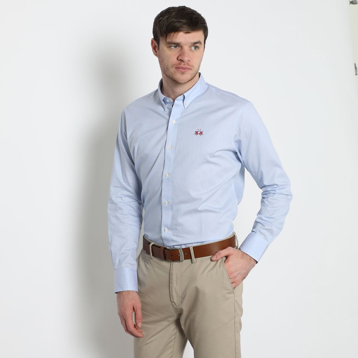 LA MARTINA - Camisa 100% Algodón Hombre La Martina 