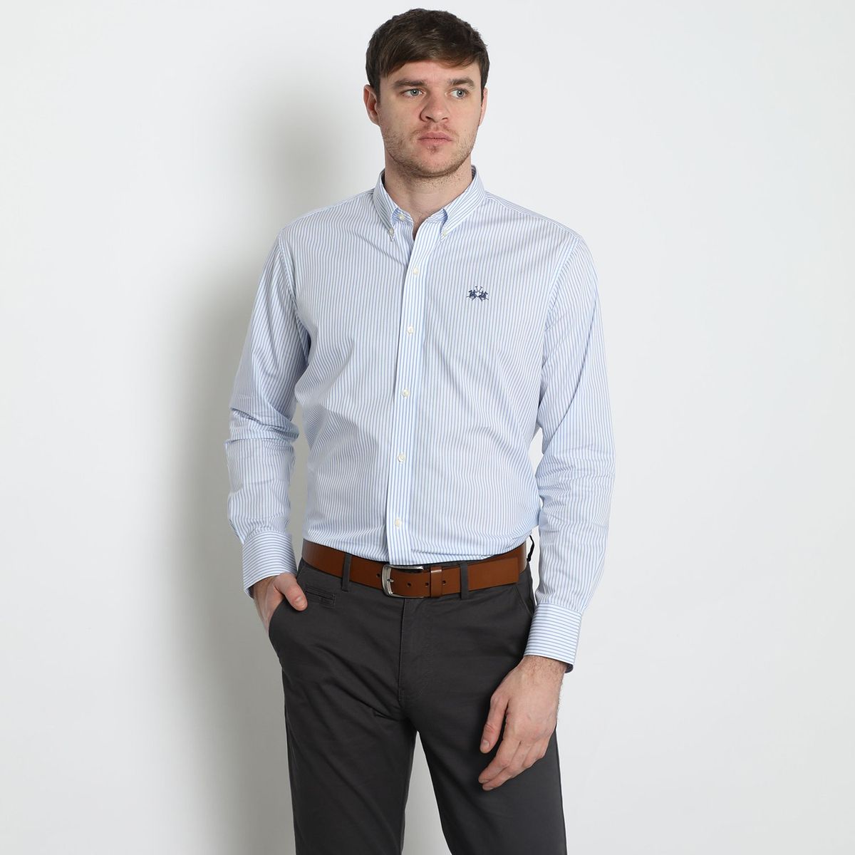 LA MARTINA - Camisa 100% Algodón Hombre La Martina