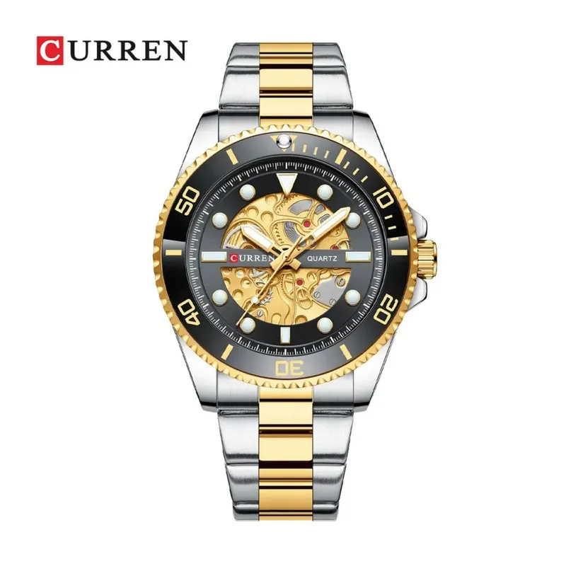 CURREN - Reloj Curren kred371901 Hombre + Estuche