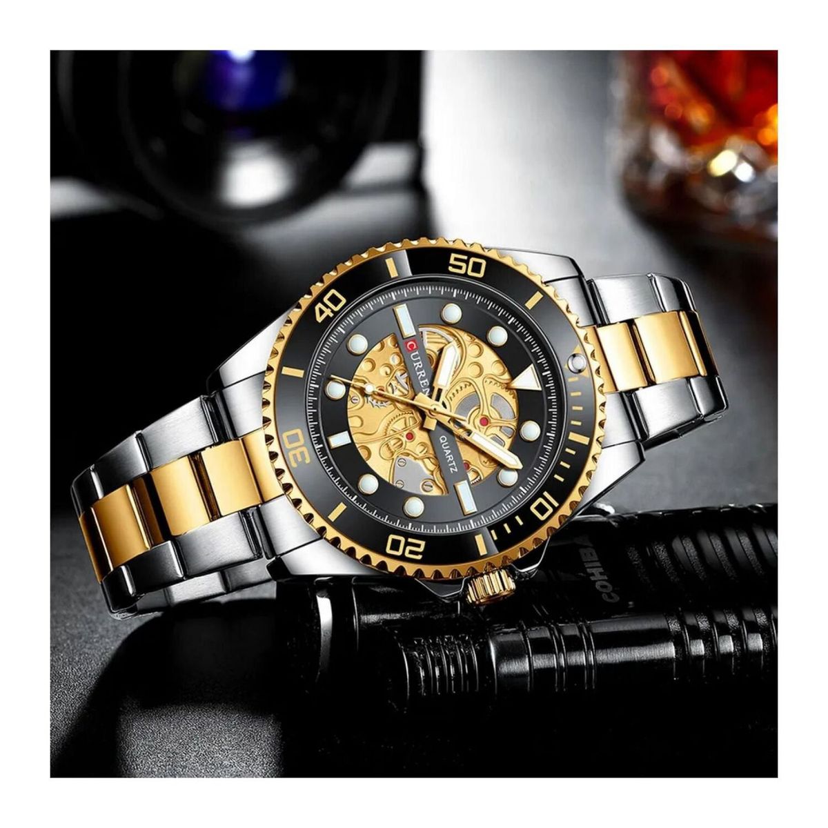 Curren - Reloj Curren kred371901 Hombre + Estuche
