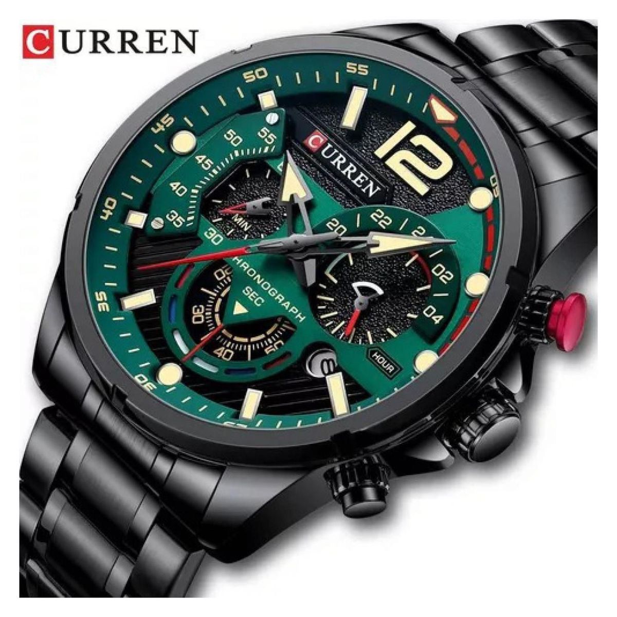 CURREN - Reloj Curren kred330107 Hombre + Estuche