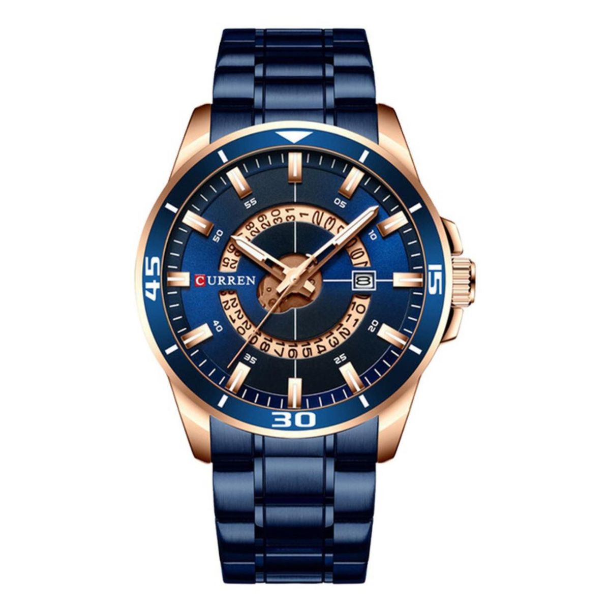 CURREN - Reloj Curren 8359blrg Hombre + Estuche