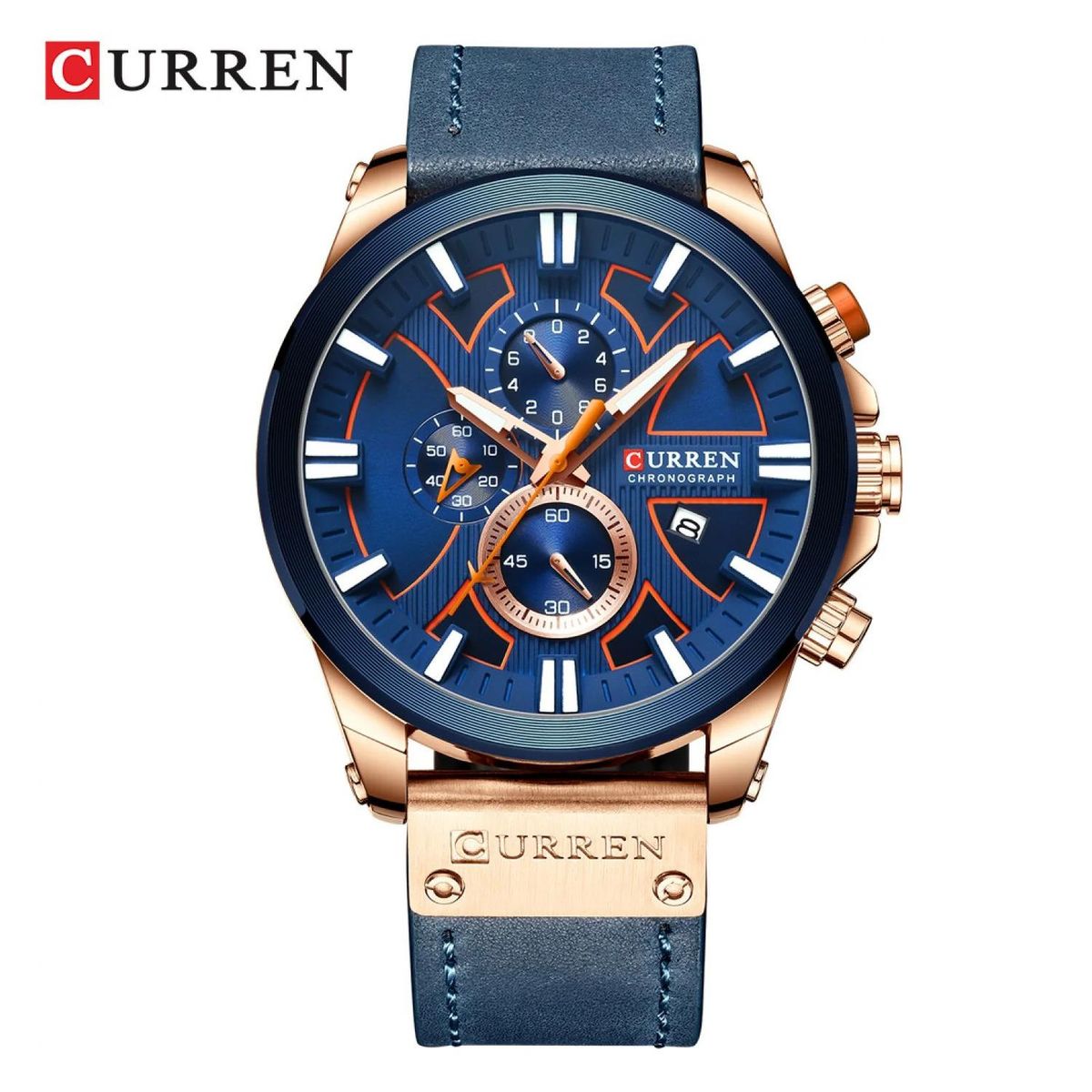 CURREN - Reloj Curren krec8303 Hombre + Estuche