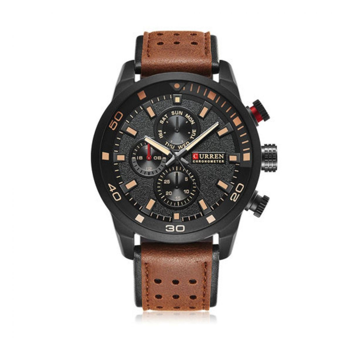 CURREN - Reloj Curren kreb110128 Hombre + Estuche