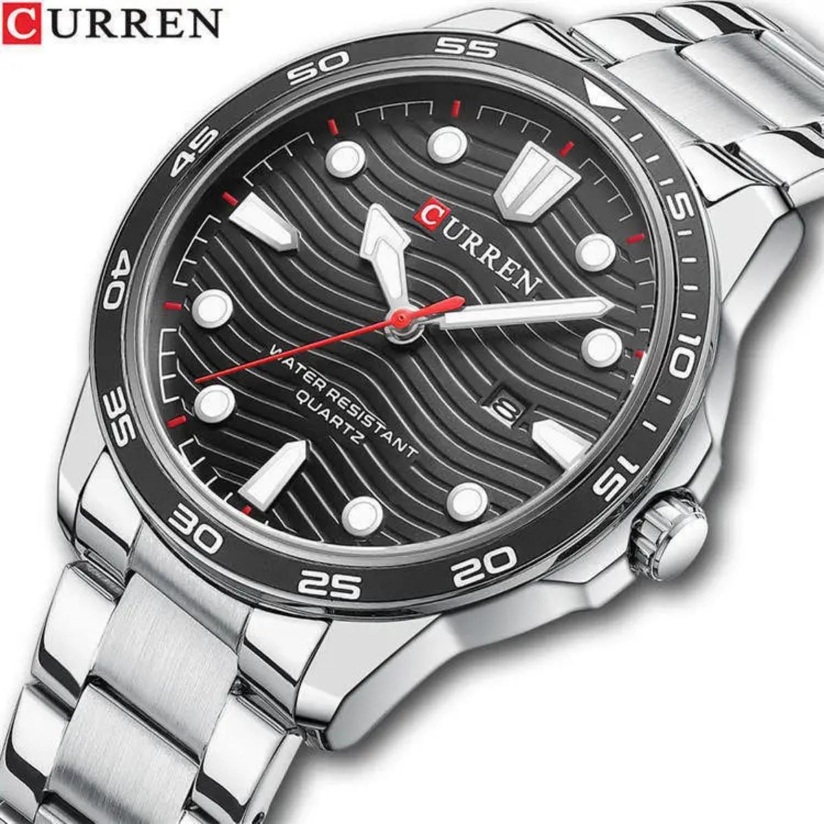 CURREN - Reloj Curren kred681901 Hombre + Estuche