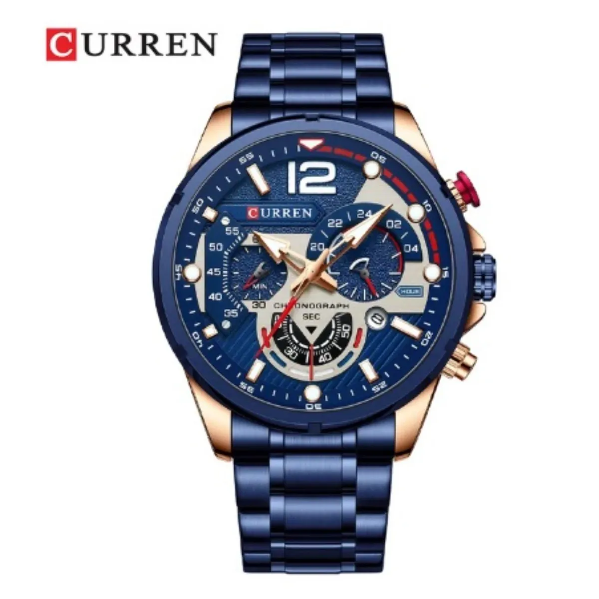 CURREN - Reloj Curren kred332120 Hombre + Estuche