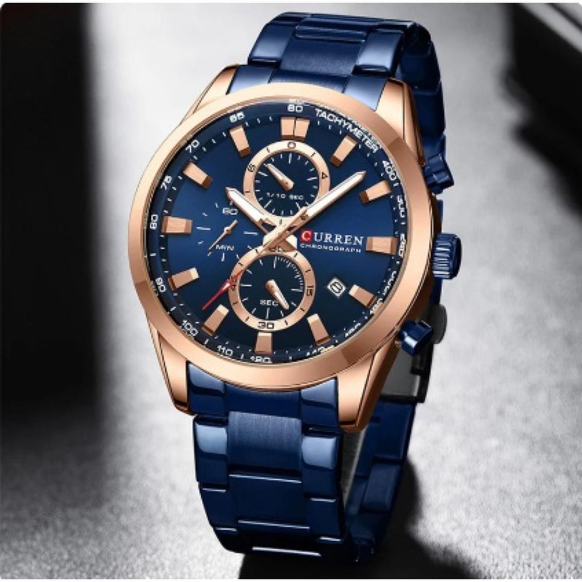 CURREN - Reloj Curren kred8605 Hombre + Estuche