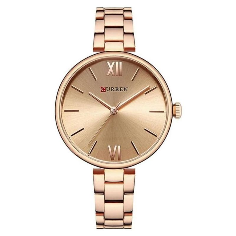CURREN - Reloj Curren kreb7120 Mujer + Estuche
